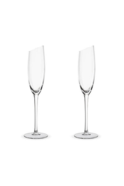 LUXXO Set of 2 Champagne Glasses Verité