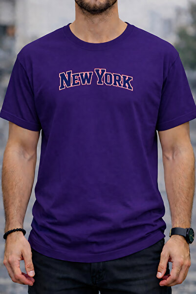 ArtYus New York Printed Cotton Relaxed Fit Round Neck Unisex T-Shirt