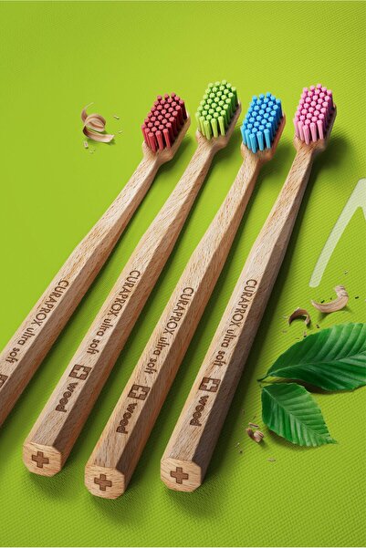 Curaprox Wood Ultra Soft Ahşap Diş Fırçası