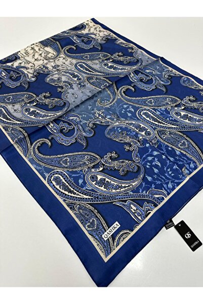 locella Qashka Satin Silk Shawl Etro Pattern Lbt0110