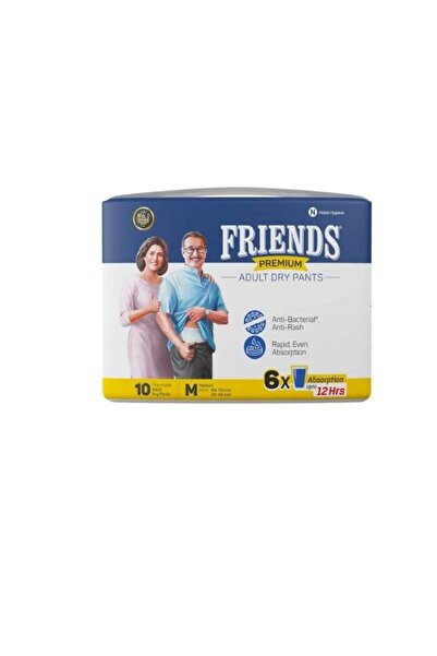 Friends حفاضات للكبار، مقاس متوسط ​​10S