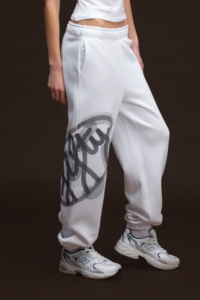 Fifty Pieces Kadın Beyaz Loose Fit Jogger Pantolon
