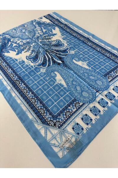 locella Qashka Soft Cotton Shawl Ice Blue Series Lbd1806