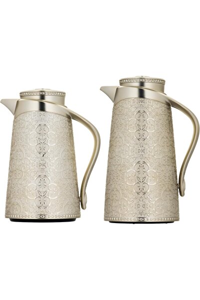 ALSAIF ZAINA 2- Pieces Coffee and Tea Vacuum Flask, leak-proof and keeps drin...
