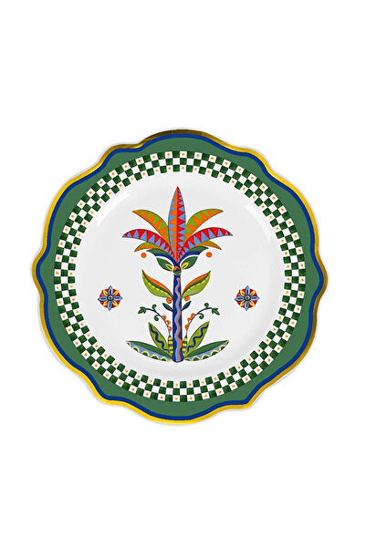 Baci Milano Dolce Vita 6'lı Palm Servis Tabağı 27 cm Porselen