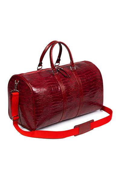 deridense Vegan Deri Kabin Boy Spor Ve Seyahat Çantası El Valizi