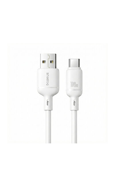 Baseus Silky Super Fast Data Cable Usb-A to Usb-C 3A 2m White