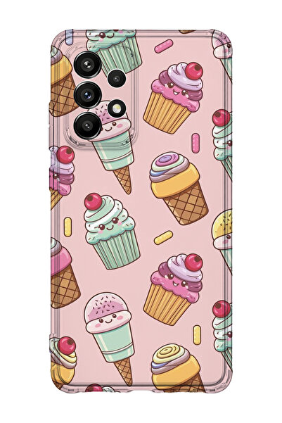 lelia حافظة هاتف شفافة مطبوعة متوافقة مع هاتف سامسونج جالاكسي A33 |   مجموعة:...