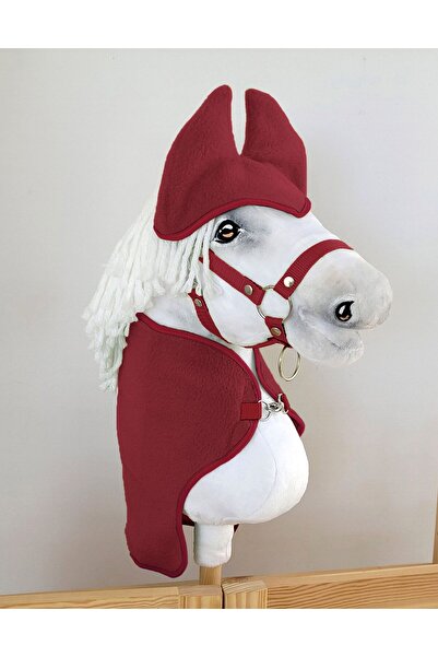 Other Hobby Horse A3 Set: Rug + Fly Hats - Burgundy