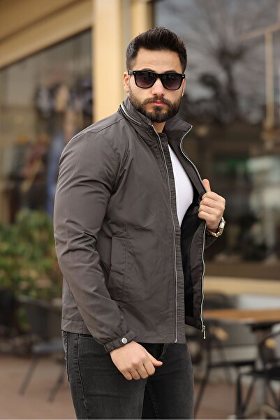 SEASON COAT سترة رجالية موسمية ذات ياقة عالية