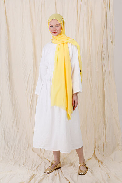 FENZA SCARF Chick Yellow Bamboo Shawl