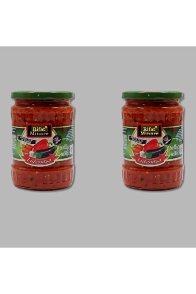 Rifat Minare 2 adet Lutenitsa tatlı sos 540 gr cam kavanoz