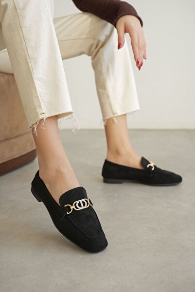 sedora shoes Women's Ballet Flats in Stone Tan and Black Mink