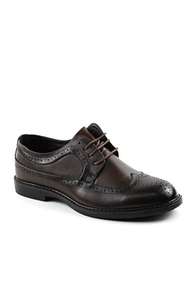 mm Men's casual shoes, Oxford style A1857-8-BROWN