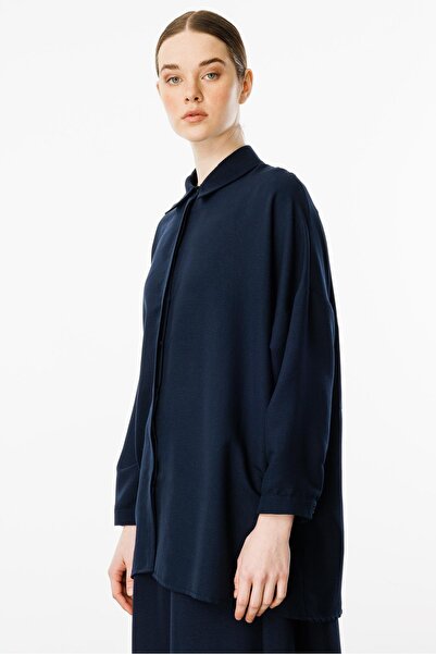 Micca Rahat,Hafif,Sade İpekçe Kumaş Basen Örten Tunik ve Etek Kombin Takım-Laci