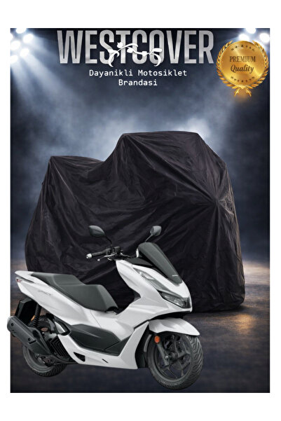 WestCover Siyah Honda Pcx 125 Uyumlu Motor Çadırı,Motosiklet Brandası
