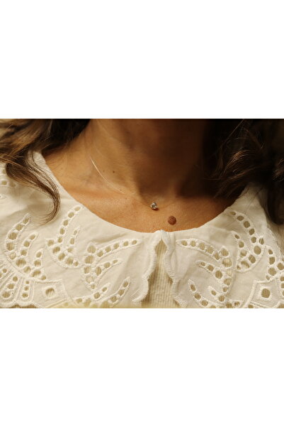 atellier47 Choker necklace with transparent, invisible thread, with Swarovski...