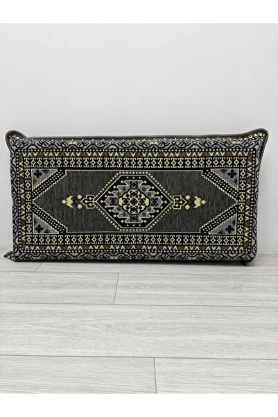 BAKIRÖZÜ HOME Şark Köşesi Takımı Sırt Dayama Yastığı Yahyalı Gri Modeli (süng...