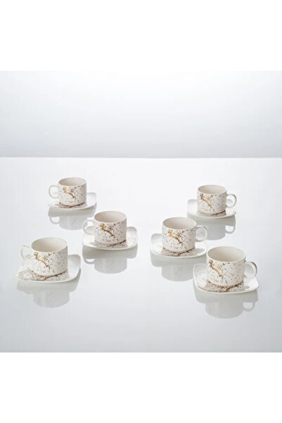 Malooki Set of 6 cups with 6 saucers, 180 ml - Sprinkles Collection