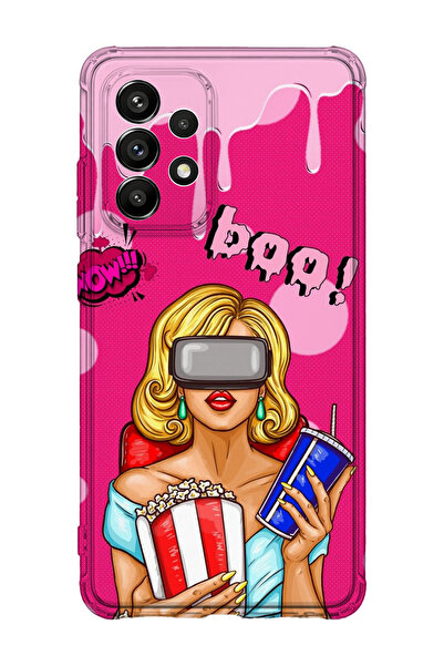 lelia حافظة هاتف شفافة مطبوعة متوافقة مع هاتف سامسونج جالاكسي A53 |   مجموعة ...