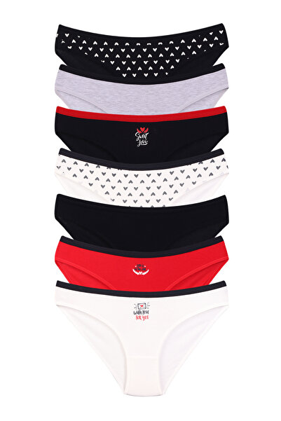 Dominant Women's Cotton Slip Panties 7 Pack