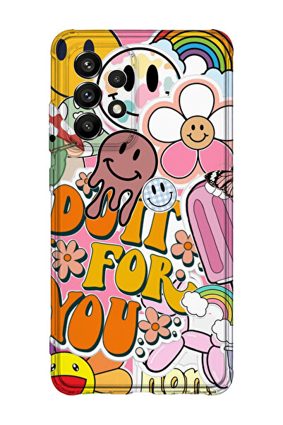 lelia حافظة هاتف شفافة مطبوعة متوافقة مع هاتف سامسونج جالاكسي A72 |   مجموعة ...