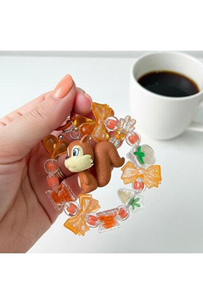 FİŞNEİLETİŞİM FİYONK SİNCAPLI SEVİMLİ TELEFON CHARMI /ÇANTA AKSESUARI