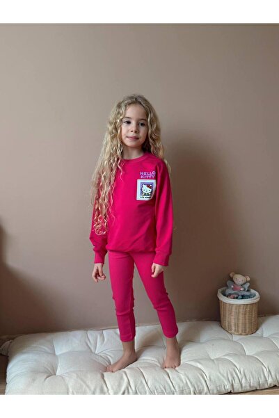 öykümgaleria Girl's Seasonal Ribbed Leggings Top and Bottom Set