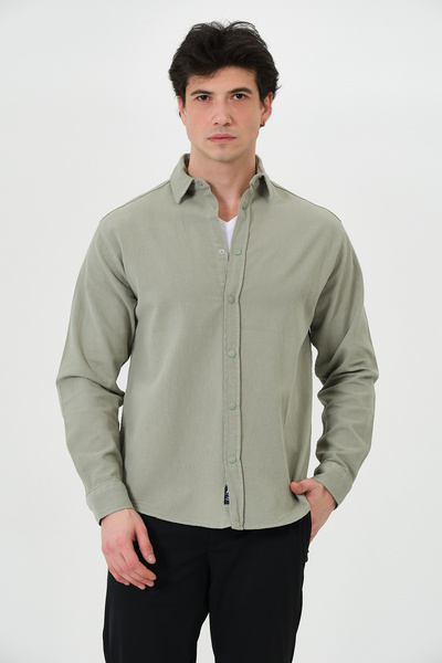 PIQUE CĂMAȘĂ BĂRBAȚI Cămașă pentru bărbați cu închidere cu nasturi