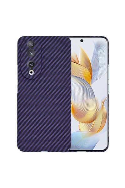 SKYDDAR INNOVATION Cover for Honor 90, carbon texture, Carbonite FiberShell, ...