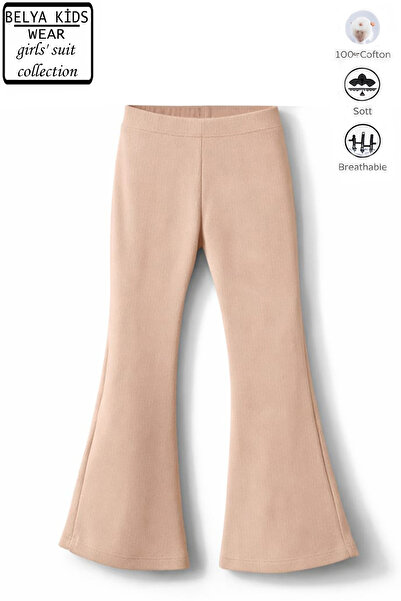 Belya Kids Wear Βαμβακερό κολάν Pamuklu Pamuk κοτλέ Full Fit για κορίτσια, ισ...