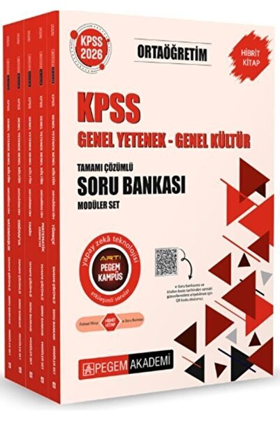Ankara Kitap Merkezi 2026 KPSS Genel Yetenek Genel Kültür Ortaöğretim Tamamı ...