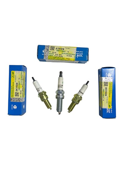 MOTORKİT MK ORJİNAL PULSAR NS 200 - RS 200 - DOMİNAR 400 BUJİ TAKIMI 3'LÜ SET