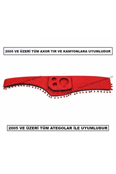 pozantiaksesuardunyasi Torpido Cam Front Chest Console Leather Upholstered Ax...