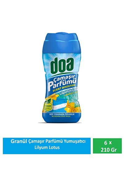 Bilmar Granül Çamaşır Parfümü & Çamaşır Yumuşatıcı Lilyum & Lotus 6 x 210 Gr