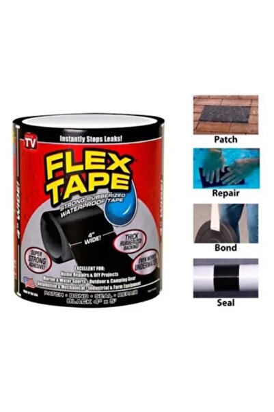 OEM Flex Tape Waterproof Adhesive Tape, Black, 100mm x 1.52m