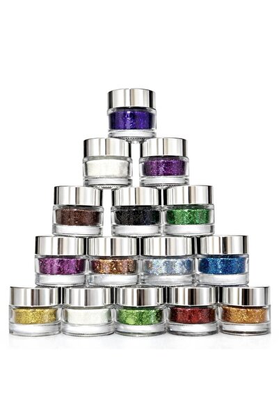 PRO 10 PRO ON مجموعة من 15 قطعة من الجليتر مع هدية