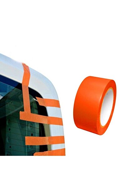 ALTINMAKAS Turuncu Pvc Aksesuar Bandı Cam Montaj Bandı Cam Yapıştırma 30 Mt 45mm