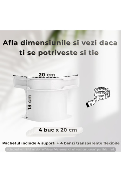 Skyline Orbion Suport de prindere Cearsaf / Cearceaf cu sistem anti-derapant - Set 4 Bucati, Material Rezistent