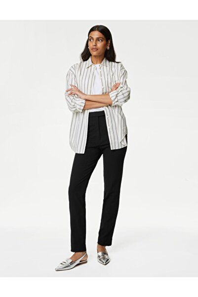 Marks & Spencer Yüksek Bel Slim Fit Pantolon