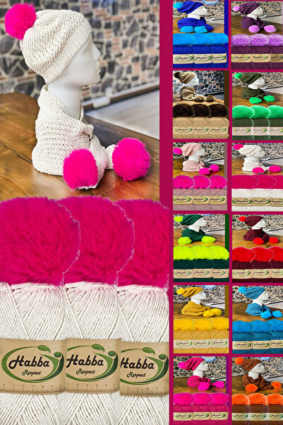 habba respect تريو-07 - (OUTLET) 3 ياماك+ 3 هدايا مصنوعة يدويًا من الفرو وشال...