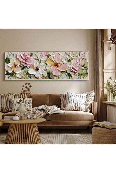 woodhomeworks Tek Parça Gerçek Ahşap Yatay Panorama Çerçeveli Tablo sanat