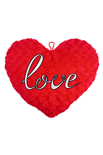 Party Magic Red Love Cushion 40cm – Extra Large Heart Pillow for Bold Romanti...