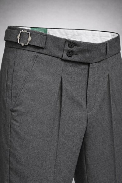 LUMAST Pantaloni din țesătură Premium Old Money material elastic