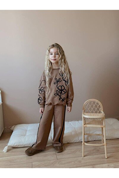 öykümgaleria Devojčin komplet gornje i donje delove Sezonsko Zvonaste nogavice