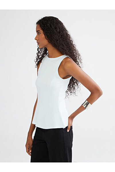 LC Waikiki Quality Pieces from Çelebi Store O-Neck Peplum Blouse