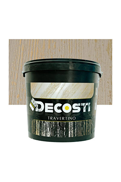 Decosti Travertino, tencuiala minerala decorativa de interior, Decosti, 25 kg