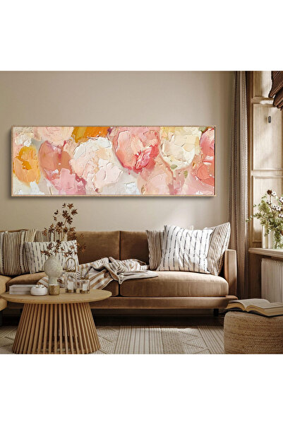 woodhomeworks Tek Parça Gerçek Ahşap Yatay Panorama Çerçeveli Tablo sanat