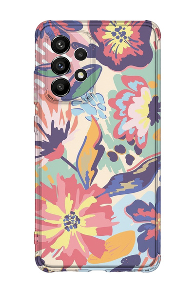 lelia حافظة هاتف شفافة مطبوعة متوافقة مع هاتف سامسونج جالاكسي A52 |   مجموعة ...