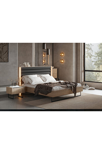 KONFOR Oliver 160 cm Başlık + Baza Seti